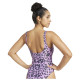 Adidas Γυναικείο ολόσωμο μαγιό Print U-Back Swimsuit